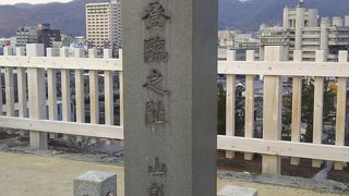 眺めのよい天守台