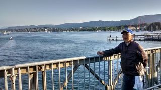 ここからの景色が、大変すばらしく、チューリッヒの観光の目玉