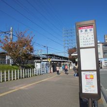 最寄りは西武多摩川線多磨駅
