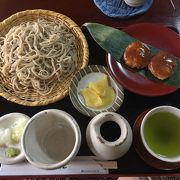 北国街道の宿場町で蕎麦を食べる