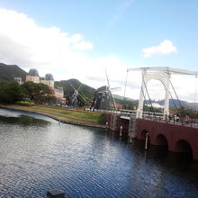 入り口近くのフラワーロード