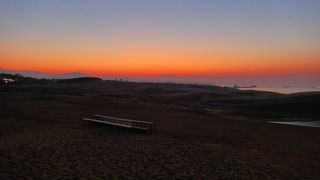 夕暮れ時の鳥取砂丘に行ってきました!!