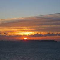 バルコニーからの日の出