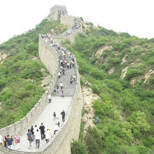 万里の長城の一つ、世界遺産の「八達嶺長城」