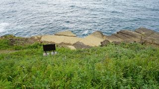 能登金剛の豪快な海岸の景観を楽しめる場所のはずだったんですが