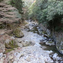 関西電力　清滝発電所 付近を流れる清滝川。