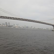 レインボーブリッジも間近で見られて感動しました！