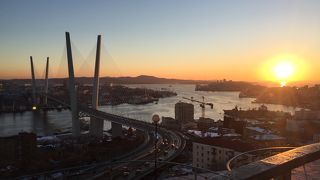 夕日が綺麗に見える