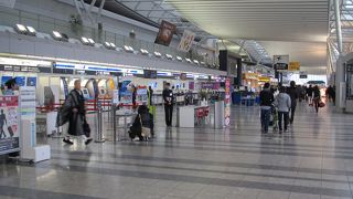 仙台駅からも近くて、混雑も少なく便利な空港です。