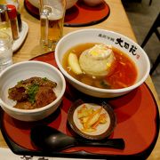 盛岡冷麺と焼肉丼のセット　1400円