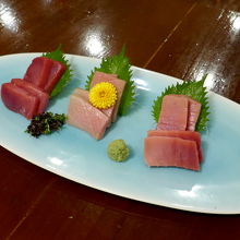 ほんまぐろ　3点盛り　2800円