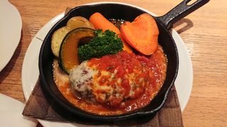 好みのハンバーグではありませんでした