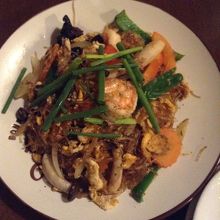 炒めた春雨料理