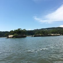 いくつも島があります