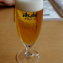 ビールも飲んだ