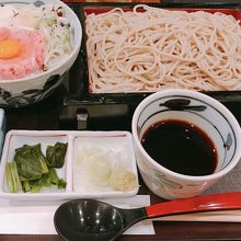 ねぎとろ山掛けセット