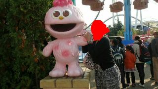 セサミキャラクターの気球！