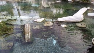 遺跡に浸かる？