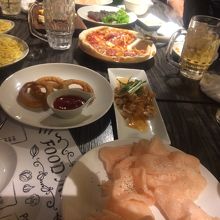 ピザは美味しかった。