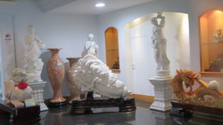 大理石の工場も見学