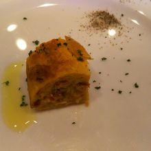 サービスで出てきたフリッタータ