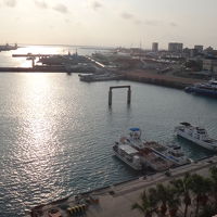 眼下に石垣港が望めます