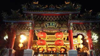 夜のライトアップがきれい