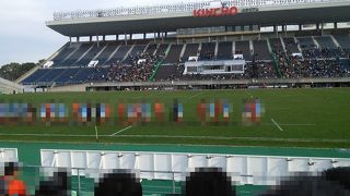 久しぶりに来たらずいぶん立派になった、ラグビーをもっと見に来ようと思う