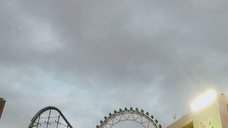 ライドでまずは絶叫