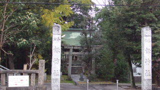 忍城の向かい側