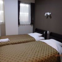 客室おまかせプランだったのでツインでした。