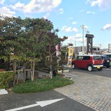 駐車場も広い