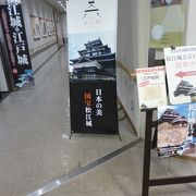 松江城・江戸城の特別展が開催されていました。