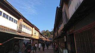 雰囲気のある街並みです