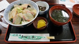 ぷりっぷりの鯛丼は忘れられません！