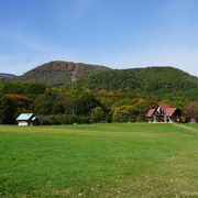 岩手山の山麓に整備された森林公園