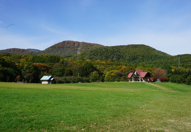 岩手山の山麓に整備された森林公園