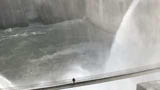 奥大井の雄大なダム　ダムの内部見学も可　予約制