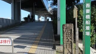 浅草から吾妻橋を渡った墨田区側にあります。