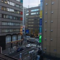 416号室からの眺め。駅裏でもそう悪くはない。