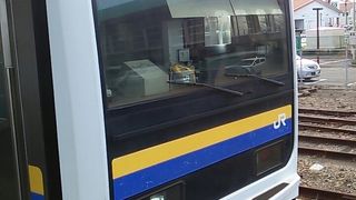 館山～安房鴨川間でも２０９系が使用されていました