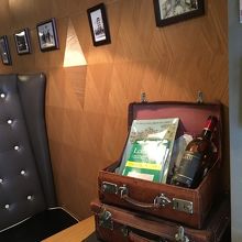 1階の入口近くの席 2階は違う雰囲気です