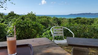 絶景と海と自然派ジュース。