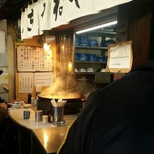 店の外観