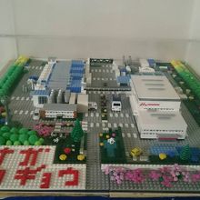 工場に飾ってあるレゴ！