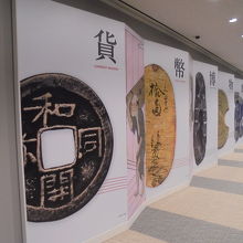 2階の記念撮影コーナー。展示室は撮影不可