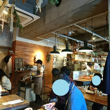 混雑していました