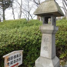 織田信長公を祀るお社があります