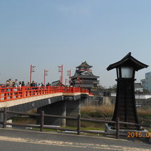 ここから見る清洲城も素敵です。