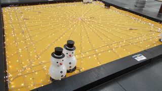 雪だるまのイルミネーション